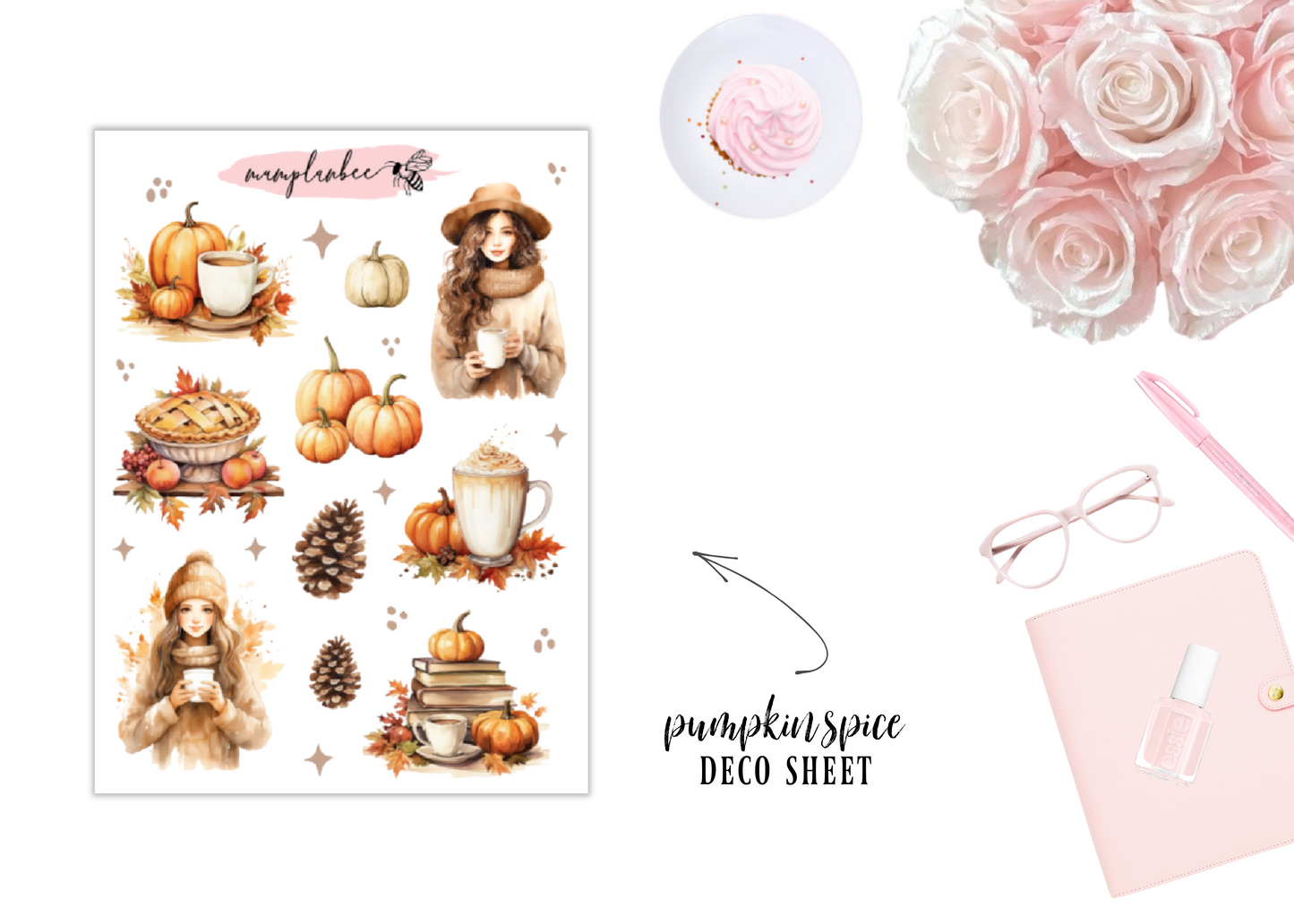 Pumpkin spice deco